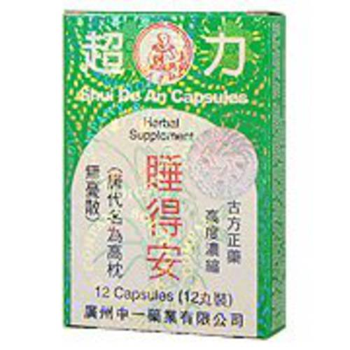 Shui De An Capsules Herbal Supplement (12 Capsules) (1 Box)