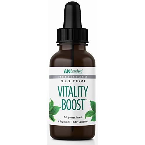American Nutriceuticals – Vitality Boost – 4 fl oz – Organic Fulvic Mineral Complex – Rich in Natural Electrolytes, Amino Acids & Trace Minerals – Supports Natural Energy