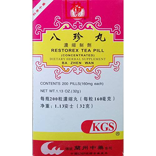 Restorex Tea Pill (Ba Zhen Wan)
