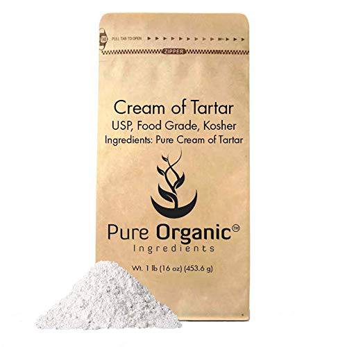Pure Original Ingredients Cream of Tartar (1 lb) Pure & Natural, Baking & Cleaning, DIY Bath Bombs & More, Eco-Friendly Packaging,