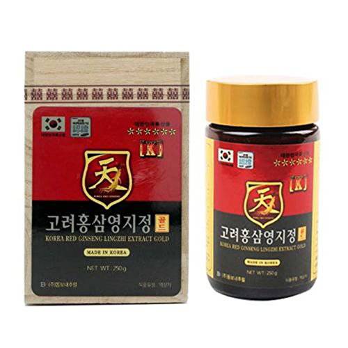 250g(8.8oz) X 1ea, Korean Red Ginseng + Reishi Mushroom Extract_lingzhi Gold