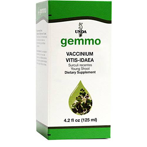 UNDA Gemmo Therapy Vaccinium Vitis Idaea | Lingonberry Young Shoot Extract | 4.2 fl. oz.