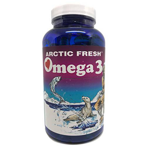 Arctic Fresh Omega 3 Fish Oil 180 gelcaps 576mg EPA 252mg DHA per capsule