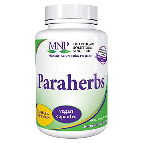 Michael’s Naturopathic Programs Paraherbs - 60 Vegan Capsules - Fibers Support The Intestinal Tract, with Garlic, Black Walnut & Clove - Vegetarian, Gluten Free, Kosher - 60 Servings