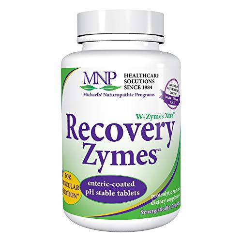 Michael’s Naturopathic Programs Recovery Zymes - 270 Enteric Coated pH Stable Tablets - Proteolytic Enzyme Supplement, Supports Natural Inflammatory Response - 90 Servings