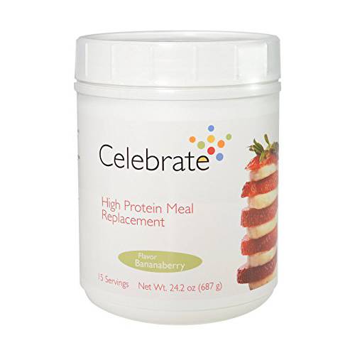 Celebrate High Protein Meal Replacement - Bananaberry - 15 Servings