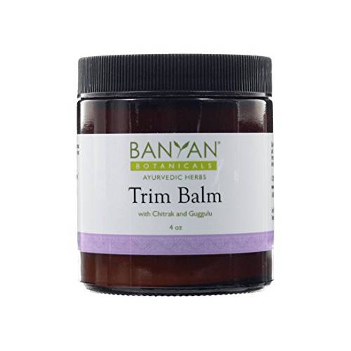 Banyan Botanicals Trim Balm - Certified Organic, 4 oz - Chitrak and Guggulu Increases Metabolism