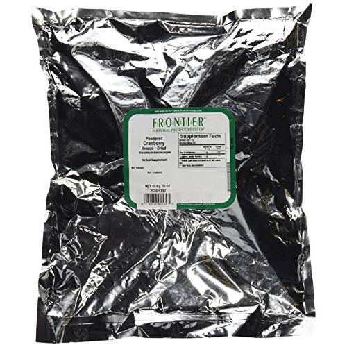 Frontier Co-op Cranberry Freeze-Dried Powder | 1 lb. Bulk Bag | Vaccinium macrocarpon Aiton