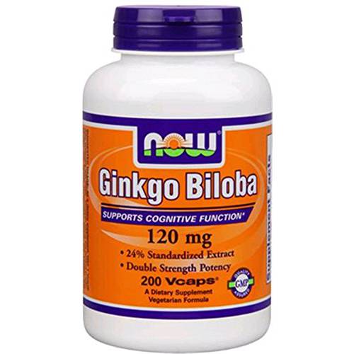 Ginkgo Biloba 120mg 200 VegiCaps (Pack of 2)