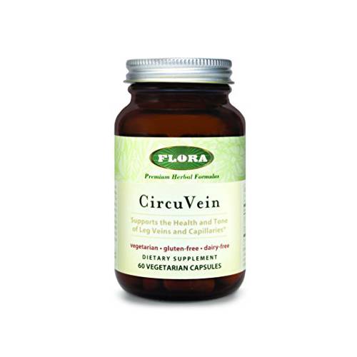 FLORA Circuvein Supplement for Varicose Veins Circulation and Vein Support for Healthy Legs, 60 Count