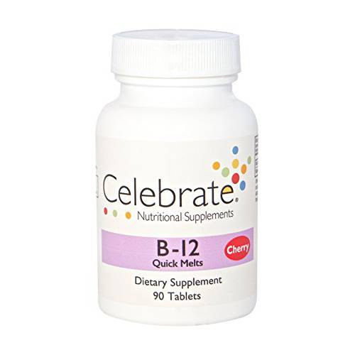 Celebrate Vitamins B12 Sublingual - Cherry - 90 Count