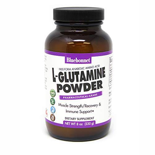 Bluebonnet Nutrition L-glutamine Powder, 8 Ounce