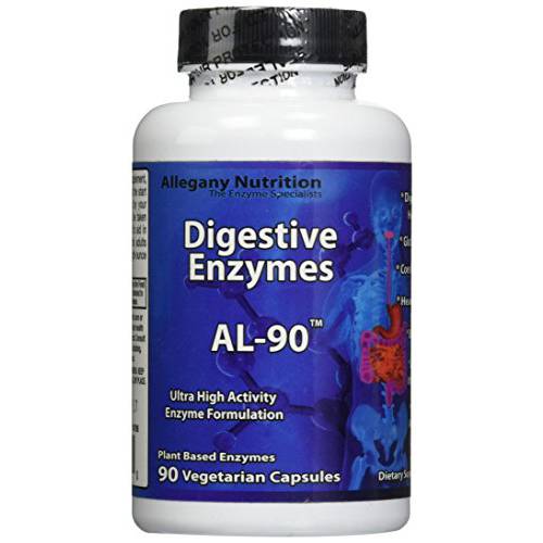 Allegany Nutrition Gluten Free Digestive Enzymes - 90 Count