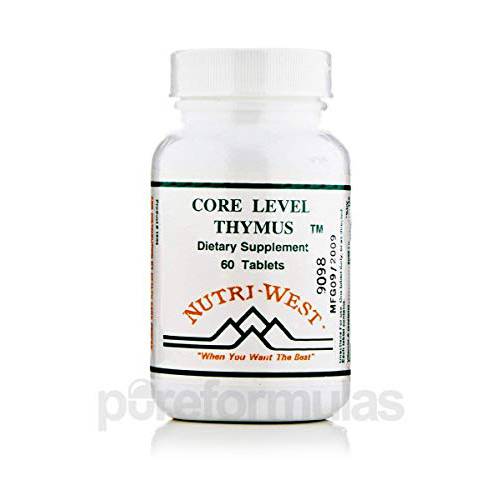 Core Level Thymus - 60 Tablets by Nutri West