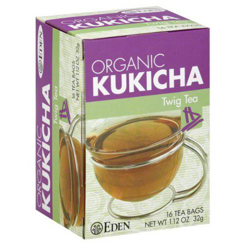 Eden Kukicha Organic Roasted Twig Tea, (3-Pack)