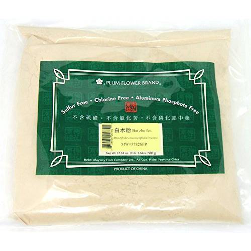 White Atractylodes Root Powder / Bai Zhu Fen, 16oz or 1lb Bulk Herb Powder