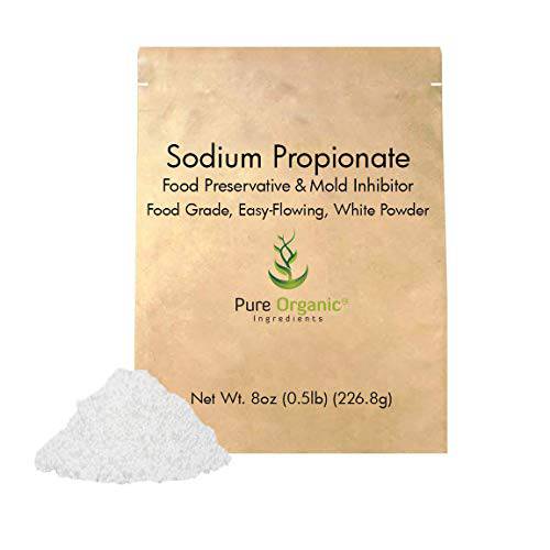 Pure Original Ingredients Sodium Propionate (8 oz) Preservative & Mold Inhibitor, Food Grade, Food Additive