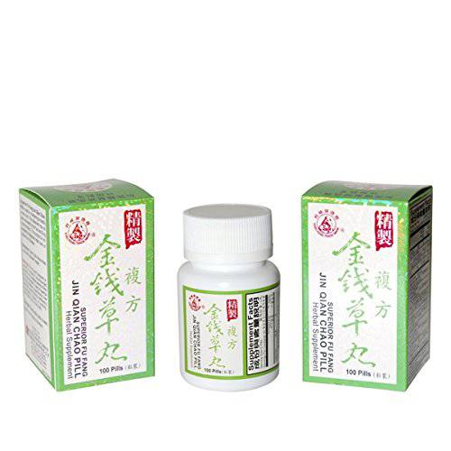 桂峰牌精制復方金錢草丸 Superior Fu Fang Jin Qian Chao Pill (forKidney and Gall Bladder Stones Breaker/Remover) - Herbal Supplement, 100 Pills, x3PK