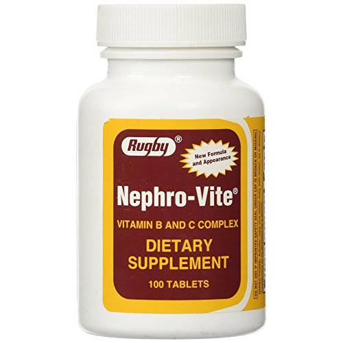 Nephro-Vite Tablets, 100 Count Per Bottle (3 Pack)