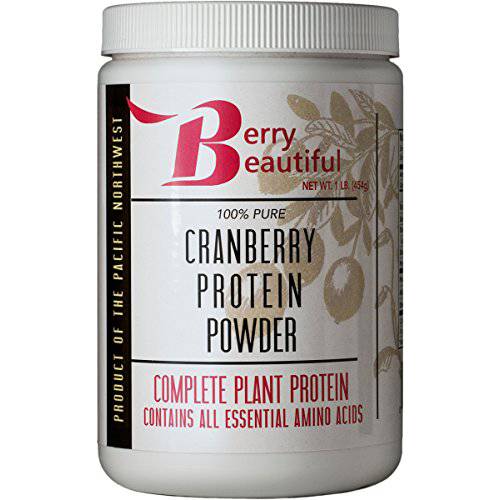 Cranberry Seed Powder – 1 lb. (454 g) – Milled from US Grown Cranberry Seed That is Cold Pressed by Berry Beautiful – for Active Women, Vegans, Vegetarians