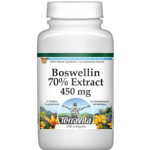 Boswellin 70% Extract - 450 mg (100 Capsules, ZIN: 514044)