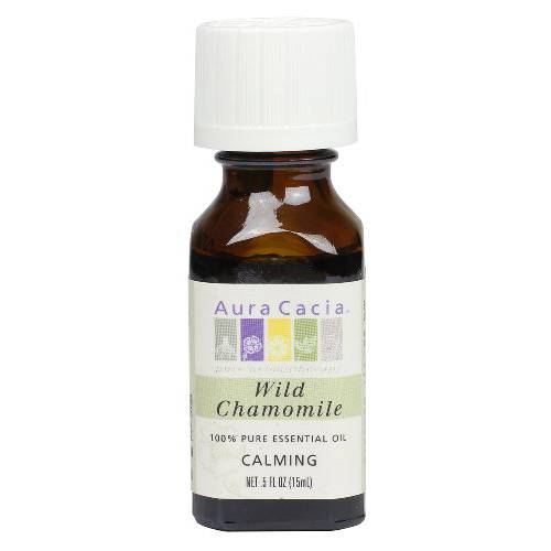 Aura Cacia Pure Wild Chamomile Essential Oil | 0.5 fl. oz. | Ormenis multicaulis