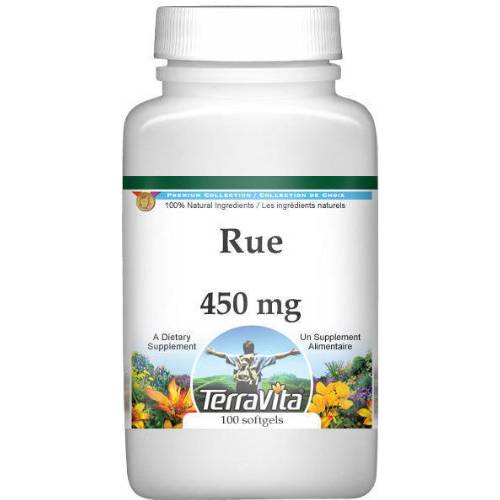 Rue (Ruta Graveolens) - 450 mg (100 Capsules, ZIN: 513674)