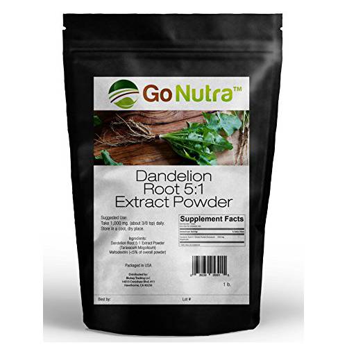 Dandelion Root Powder 10:1 Extract 10x Times Stronger Non-GMO 1lb