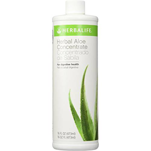 Herbalife Herbal Aloe Drink Concentrate - Original Pint - Supports Internal Cleansing and Soothes the Digestive System 16 oz
