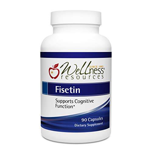 Fisetin - Best Value (100mg, 90 Capsules) - Novusetin Supplement for Memory, Focus, Brain Health - Gluten-Free, Non-GMO, Vegan