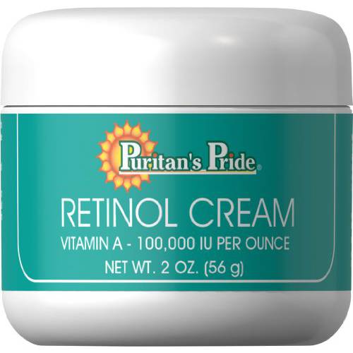 Puritan’s Pride 2 Pack of Retinol Cream (Vitamin A 100,000 IU Per Ounce) Puritan’s Pride Retinol Cream (Vitamin A 100,000 IU Per Ounce)-2 Cream