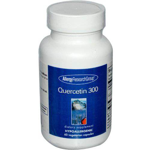 Allergy Research Group - Quercetin 300 - Bioflavonoid, Mast Cell, Immune Support - 60 Vegetarian Capsules