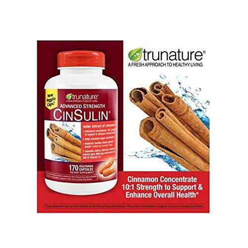 Trunature Advanced Strength Cinsulin 170 Capsules