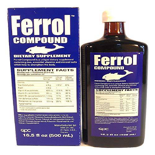 Ferrol Compound-Liquid Dietary Supplement 16.9 fl oz (500ml)