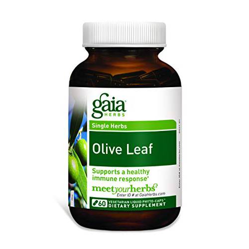 Gaia PRO Olive Leaf Supplements - Supports Immune Defense - with Olive Leaf Extract & Oleuropein - 60 680mg Vegan Liquid Phyto-Capsules (60 Servings)
