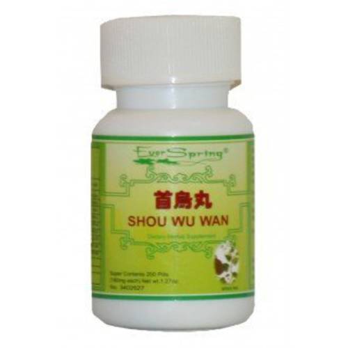 Shou Wu Wan, 200 Pills, Ever Spring N027