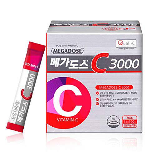 Korea EUNDAN 100 Packets x 3,000mg MEGADOSE Pure White Vitamin C 3000 Health