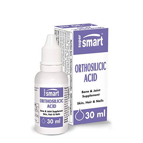 Supersmart - Orthosilicic Acid - Form of Silicon Found in Seawater - Bone & Joint Supplement - Minerals for Healthy Skin, Hair & Nails | Non-GMO & Gluten Free - 30 ml