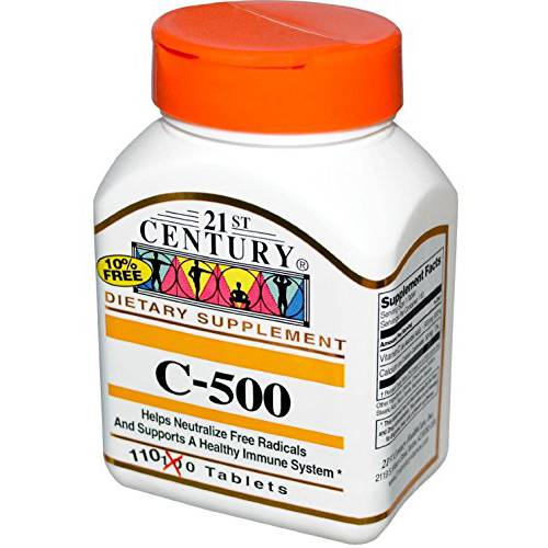 21st Century Vitamin C 500Mg 110 Ct (2 Pack)