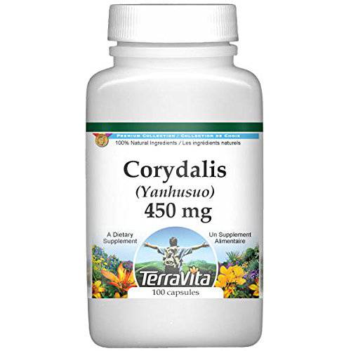 Corydalis (Yanhusuo) - 450 mg (100 Capsules, ZIN: 511558) - 3 Pack
