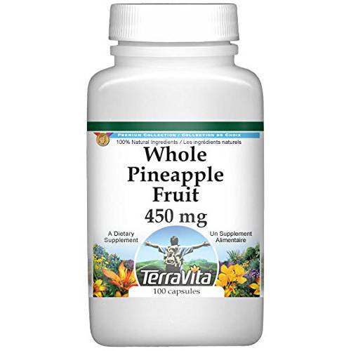 Whole Pineapple Fruit - 450 mg (100 Capsules, ZIN: 521170)