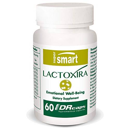 Supersmart - Lactoxira - with 8 Probiotics (Lactobacillus & Bifidobacterium) Strains - Immune System Booster - Wellness Boost | Non-GMO & Gluten Free - 60 DR Capsules