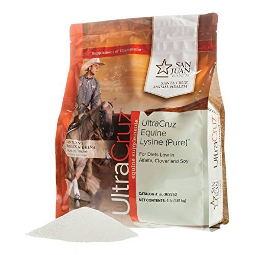 UltraCruz - sc-363252 Equine Lysine (Pure) Supplement for Horses, 4 lb, Powder (360 Day Supply)