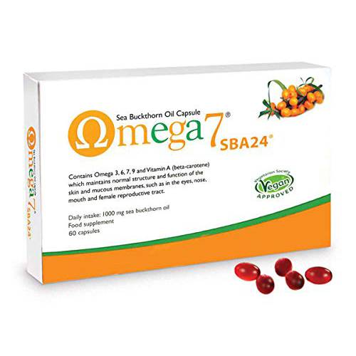 Pharma Nord Omega 7 (Sea Buckthorne Oil) 60 Vegicapsules