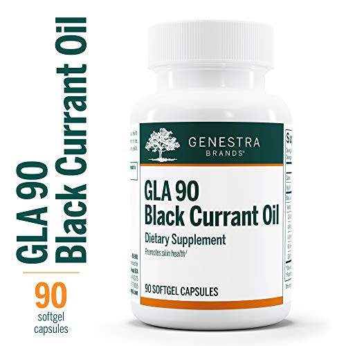 Genestra Brands GLA 90 Black Currant Oil | Promotes Optimal Skin Health and Supports Overall Health | 90 Capsules