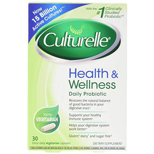 Culturelle Health & Wellness Probiotic Vegetarian Capsules 30 ea