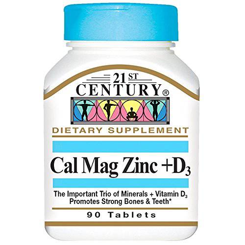 21st Century CAL MAG ZINC + D 90 TABS