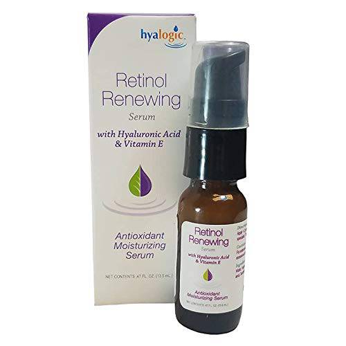 Hyalogic Retinol Serum– Skin Renewal & Wrinkle Repair Face Serum with Hyaluronic Acid & Vitamin A – For Clearer, Radiant Looking Skin (.47 fl oz.)