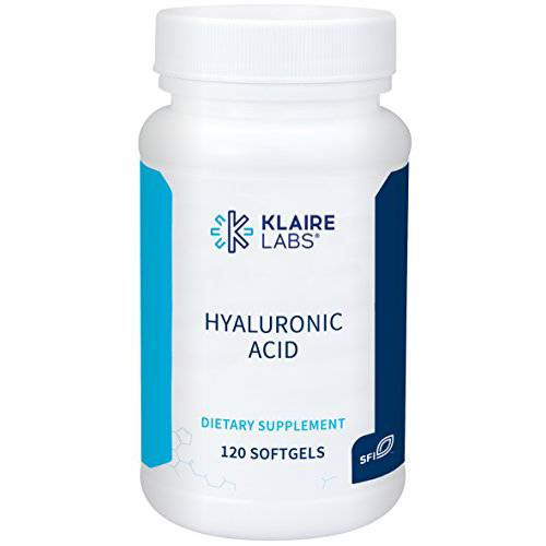 Klaire Labs Hyaluronic Acid - Naturally Hydrating, Low Molecular Weight Oral HA (120 Softgels)