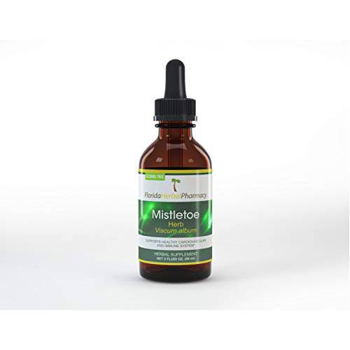 Florida Herbal Pharmacy, Alcohol - Free Mistletoe (Viscum Album) Tincture / Extract 2 oz.
